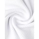thumbnail image 5 of INSPIRE CHIC Conjunto de Pijama para Mujer de Punto Acanalado Cami Sin Mangas con Cuello Cuadrado y Pantalones Cortos con Abertura Ropa de Dormir Conjuntos de Salón L Blanco, 5 of 6