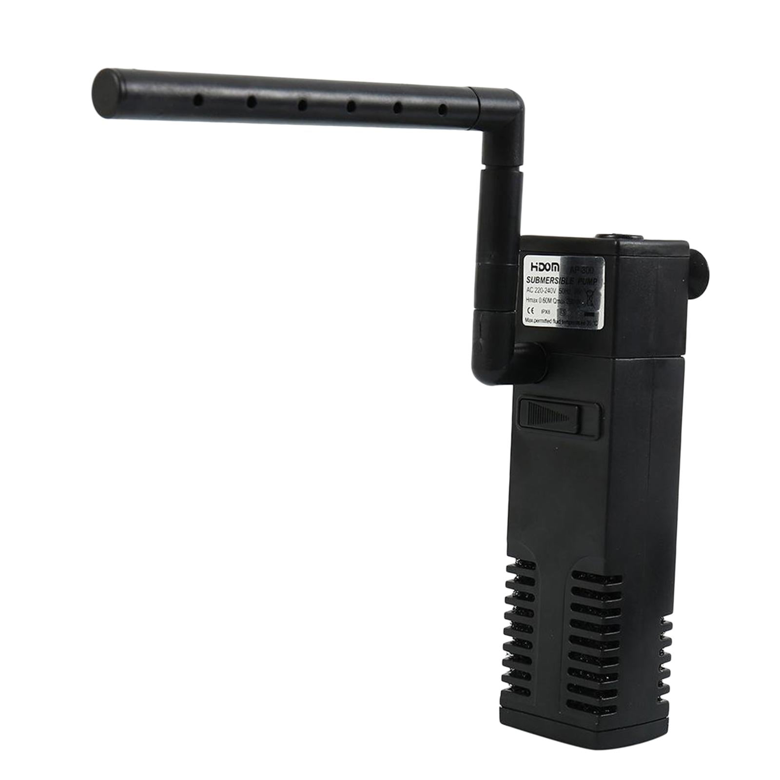 Bomba de Agua Sumergible Fiocias Filtro Interno para Acuario 1000 ml