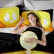 thumbnail image 4 of Blox Fruit Face on print Soft Bed Set Lightweight 3 Pieces Bedding Sets for All Season Comforter Set Easy Care, 4 of 5