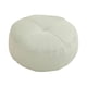 thumbnail image 4 of Cojín de suelo redondo para asiento, cojín de meditación pequeño de primera calidad, almohada de suelo para meditación para yoga, sofá, cama, dormitor Blanco, 4 of 5