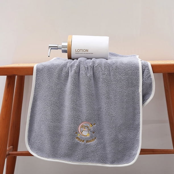 1pc Super Absorbent Rabbit Cartoon Bath Towel Set - Fast Drying and Soft on Skin