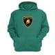 thumbnail image 1 of Polerón Canguro Lamborguini Verde Aguamarina Talla M Unisex, 1 of 3
