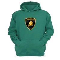 Genérico - Polerón Canguro Lamborguini Verde Aguamarina Talla S Unisex