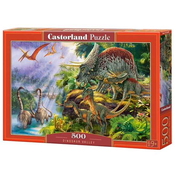 Rompecabezas Castorland Dinosaur Valley, 500 piezas