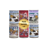 Taste Of The Wild Pack X 6 Latas Alimento Humedo