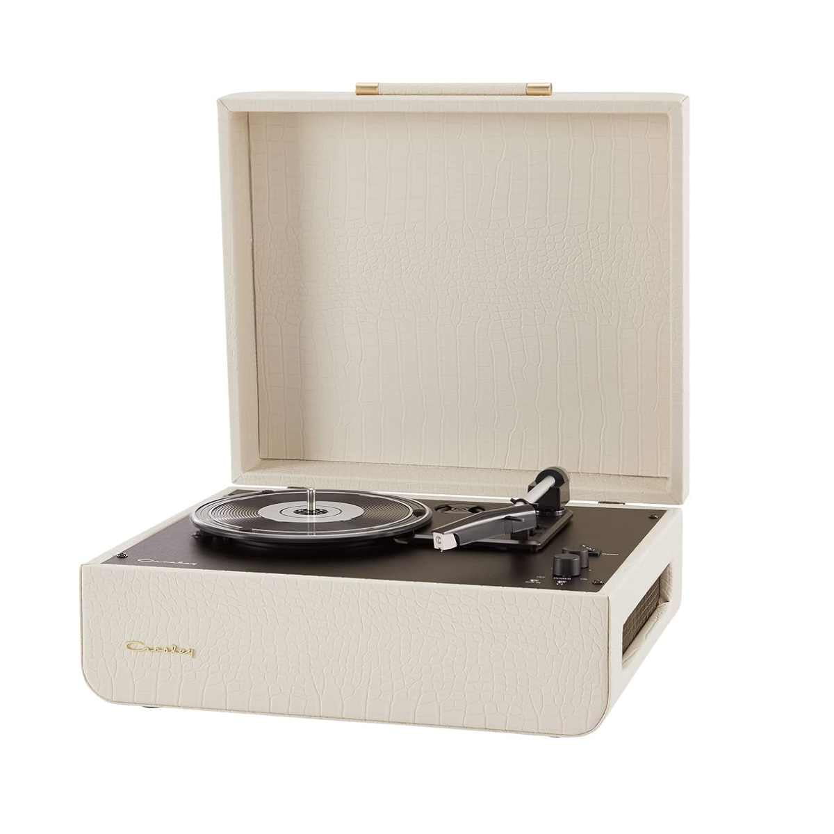 Tornamesa Crosley/ Mercury Bt Crocodile Cream + Lp De Regalo