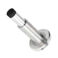 Magideal - Tope De Puerta Protector De Pared Telescópico De Acero Inoxidable, Práctica Reducción De Ruido, Protege La Superficie De Las Paredes Para Baño Y Dormi