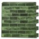 thumbnail image 1 of Baldosas de vinilo para salpicaduras Art3D, despegar y pegar, 30 x 30 cm, color verde jade, 1 of 8