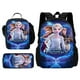 thumbnail image 1 of 3 pcs set Frozen Princess Elsa Child School Backpack with Lunch Bags ,Pencil Bags ,Cartoon School Bags for Boys Girls Best Gift, 1 of 3