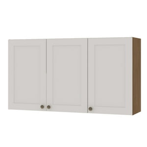 Df Home - Mueble Mural Aéreo De Cocina Conecta - Ebano Fosco Blanco 1306P.0001