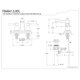 thumbnail image 3 of Grifo para baño Kingston Brass FB4648DL de centro, 4.5 LPM, 3 of 3