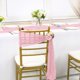 thumbnail image 5 of Xiao Hua Correas Beige para Respaldo de Asiento -2 Piezas, Cinturón de Silla Preatado de 108.27 X 15.75 Pulgadas, Adecuado para Jardín Exterior, Boda, Playa, Ceremonia, Decoración de Silla de, 5 of 5