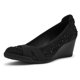thumbnail image 1 of Zapato Anne Klein Timeout con tacón en cuña para mujer, color negro, 1 of 7