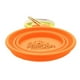 thumbnail image 2 of Plato Plegable Silicona Simple Naranjo Talla L Perro, 2 of 3