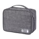 thumbnail image 5 of Estuche Organizador De Cables Electrónicos De Viaje Bolsa De Gadgets Cable De Disco Estuche De Almacenamiento USB Gris, 5 of 5