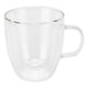 thumbnail image 1 of TAZAS DE CAFE DOBLE PARED, TRANSPARENTE  DE VIDRIO 280 ML, 1 of 5