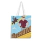 thumbnail image 1 of Sr. Birchum Bolso de tela con estampado de lienzo para mujer, bolsa de compras reutilizable y estética, con cremallera interior, regalo para mujer, 35 × 40 cm., 1 of 6