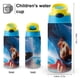 thumbnail image 2 of Underdog Botella de Agua con Tapa Pop Top de Un Toque, Acero Inoxidable, a Prueba de Fugas, para Deportes, Botella Infantil azul 12 oz, 2 of 6