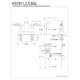 thumbnail image 5 of Grifo de baño Kingston Brass KS7612GL de 10 cm, acabado latón pulido, 5 of 5