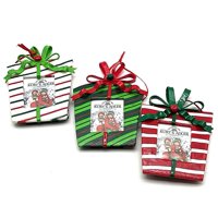 Set De 3 Marcos Para Fotos De Kurt S. Adler Con Adornos Navideños