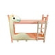 thumbnail image 1 of Muebles Para Muñecas Cama Apilable Para Dormitorio Casa De Muñecas Mini Paisajes Rosa, 1 of 5
