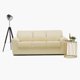 thumbnail image 3 of Sofá Milan 3 Cuerpos Beige, 3 of 3