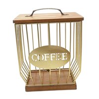 Magideal - Soporte Para Cápsulas De Café, Cesta De Almacenamiento Para Cápsulas De Café, Organizador De Tazas, Jaulas Para Cápsulas De Café, Contenedor Para Cáps Estilo A