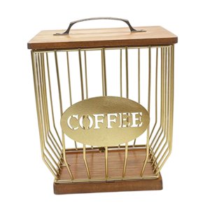 Magideal - Soporte Para Cápsulas De Café, Cesta De Almacenamiento Para Cápsulas De Café, Organizador De Tazas, Jaulas Para Cápsulas De Café, Contenedor Para Cáps Estilo A