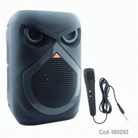 Genérico - Parlante Karaoke Recargable Portable Bt 8 Pulg Luz Rgb
