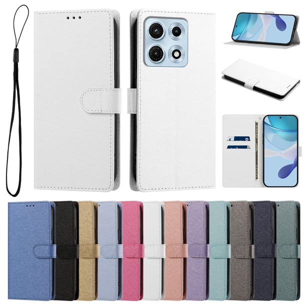Cartera para Motorola Edge 70 Max 5G con Bolsillo de Tarjetas, Blanco