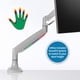 thumbnail image 3 of Brazo para monitor Kensington SmartFit con resorte de gas de un solo toque, blanco, 3 of 9