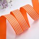 thumbnail image 1 of Xiao Hua Cinta a rayas naranjas de 2,5 cm x 45 metros de largo - Cinta a rayas retro monocromática, ideal para envolver regalos, decorar bodas y fiestas, 1 unidad., 1 of 3