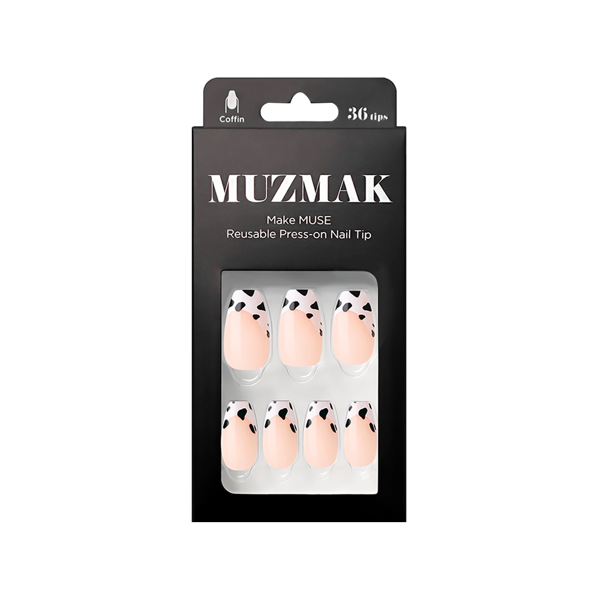 Muzmak - - Uñas Press On Milk Cow Coffin 36 U.