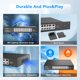 thumbnail image 4 of Conmutador PoE Real HD de 16 puertos de alta potencia, 300 W con enlace ascendente de 2 Gigabits, 4 of 8