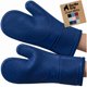 thumbnail image 1 of Manoplas de horno GORILLA GRIP 32 × 21 cm 550 °F resistentes al calor – Azul, 1 of 9