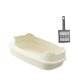 thumbnail image 5 of Caja De Arena Para Gatos, Lavabo Para Gatos De Interior, Resistente A Prueba De Salpicaduras, Entrada Baja, Color Blanco, 5 of 5