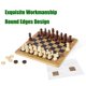 thumbnail image 5 of Set de juego VAMSLOVE Checkers Chess Tic-Tac-Toe 3 en 1 con bolsa, 5 of 7