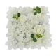 thumbnail image 1 of Panel De Flores Artificiales, Telón De Fondo De Flores Rosas Para Bodas, Eventos, Hogar, Blanco, 1 of 3