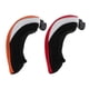thumbnail image 5 of 2x Golf Hybrid Ut Club Head Cover Headcover Con Etiqueta De Número Naranja + Rojo, 5 of 5