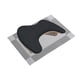 thumbnail image 1 of Reposabrazos en forma de U de cuero PU, reposamanos para uñas con estera, portátil, transpirable, cómodo para el hogar, uñas acrílicas DIY, tecnología negro con estera gris, 1 of 5