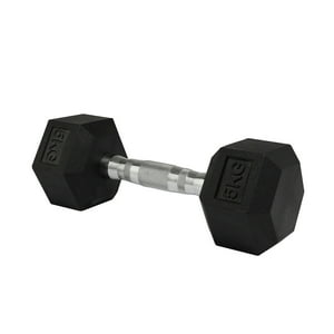 Atletis - Mancuerna Hexagonal 5 Kg Negro