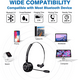 thumbnail image 4 of Auriculares inalámbricos Bluetooth V5.0 para negocios con micrófono boom, ideales para celular, tableta y computadora. Auriculares manos libres para centros de llamadas, oficinas y conductores de, 4 of 8
