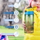 thumbnail image 5 of El libro de la selva Botella de Agua con Tapa Pop Top de Un Toque, Acero Inoxidable, a Prueba de Fugas, para Deportes, Botella Infantil azul 12 oz, 5 of 6