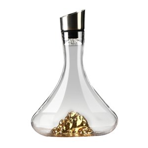 Magideal - Decantador De Vino Tinto Decantador Iceberg Decantador Soplado A Mano Regalo De Vino Dispensador De Champán Para El Hogar Decantador De Vino Aireador 1800Ml