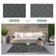 thumbnail image 3 of Alfombra Exterior Genimo 90 x 150 cm Negro y Gris, 3 of 3