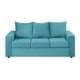 thumbnail image 1 of Sofa Kendy 3c Felpa 30 Turquesa, 1 of 6