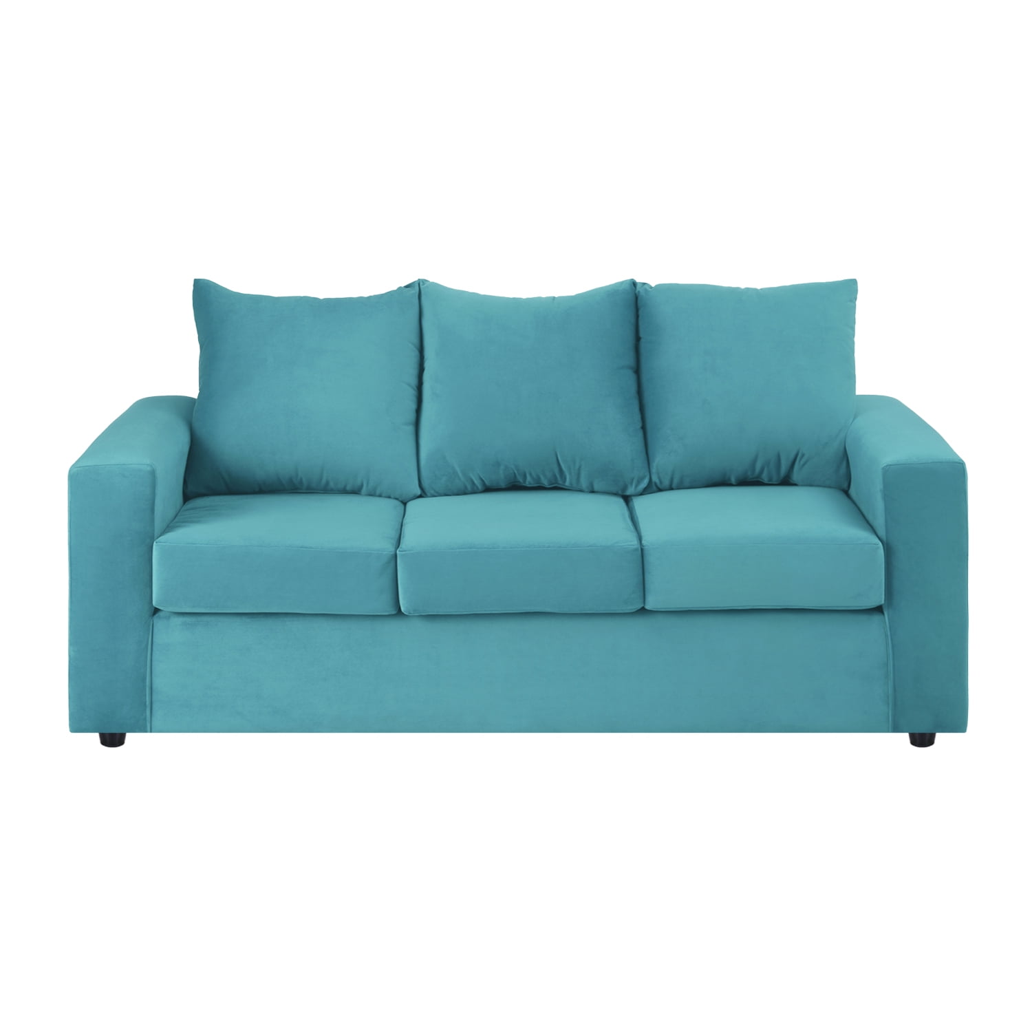 Bodevir - Sofa Kendy 3c Felpa 30 Turquesa