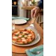 thumbnail image 4 of Pala Pizza Espátula Redonda Acero Mango Madera 25,5cm, 4 of 12