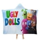 thumbnail image 1 of Ugly Dolls: Muñecos Feos Manta Capa con Capucha Anti-Bolitas, Manta de Lana Ártica Suave, Manta Portátil de Felpa Ligera y Lujosa, Poncho para Siesta en Casa y Oficina, 100*130cm, 1 of 6