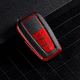 thumbnail image 1 of 1pc Auto Leather TPU Car Key Cover Case For Toyota Prius Camry Corolla C-HR RAV4 Prado 2018 Keychain Accessories, 1 of 3